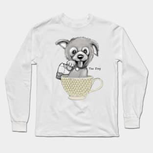 tea dog Long Sleeve T-Shirt